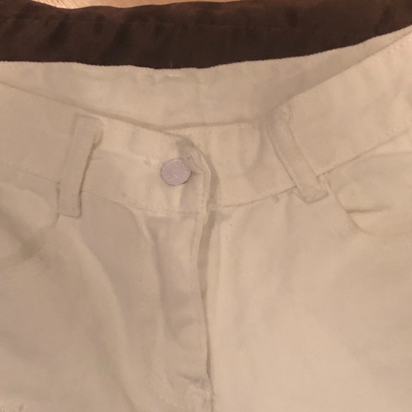 High waist distressed shorts with fringe NWOT - Picture 5 of 7